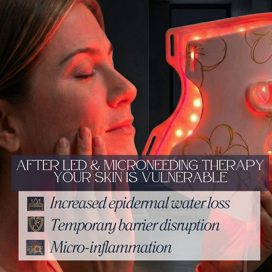 Post Red Light Therapy Serum Mist for Face & Microneedling — Recombinant Collagen + Hyaluronic Acid