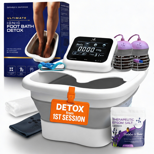 VITAL VIBES - Ultimate Ionic Foot Bath Detox Machine
