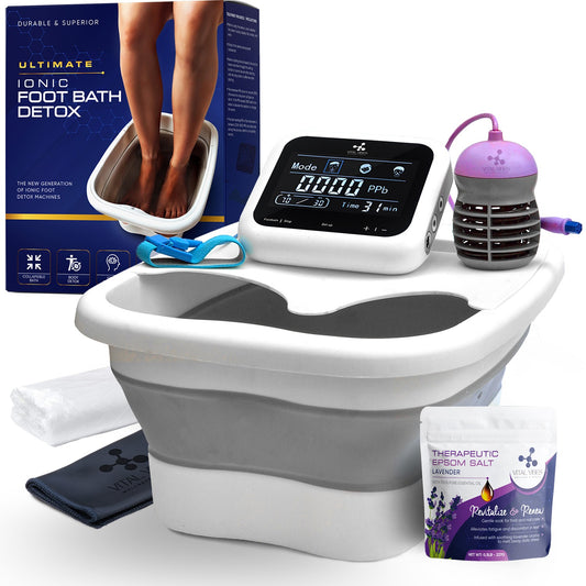 VITAL VIBES - Ultimate Ionic Foot Bath Detox Machine